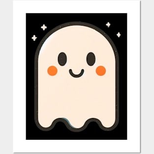 cute ghost Posters and Art